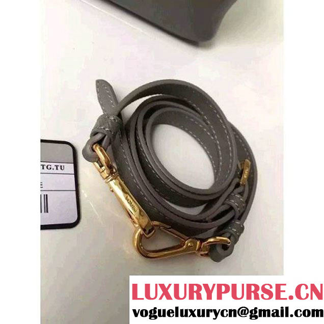 Prada Saffiano Leather Double Bag with Two-tone Handle Marble/Caramel 2016 (2A016-6051902 )