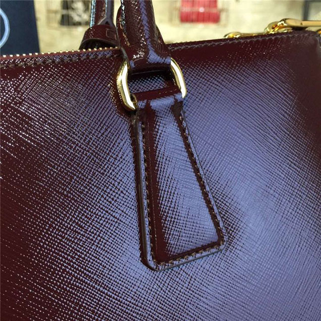 Prada Saffiano Leather Bag 28cm Fall Winter 2016 Bag Collection Bordeaux