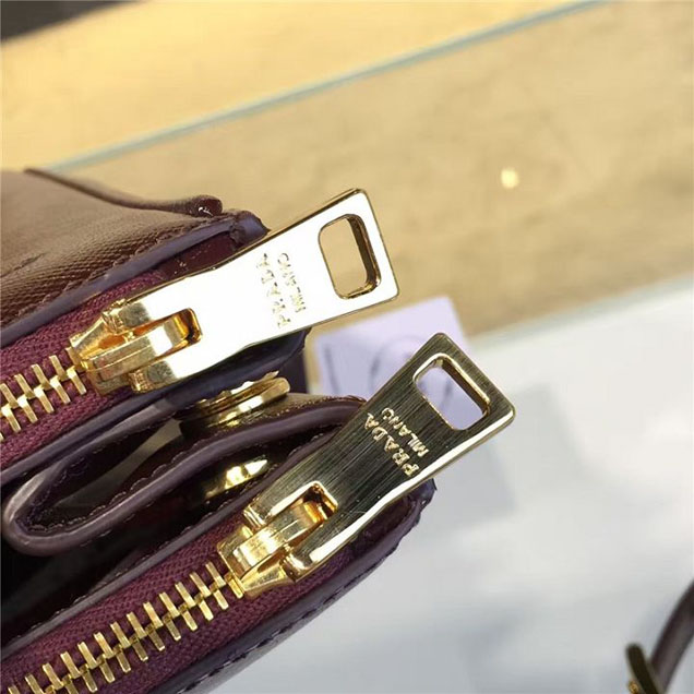 Prada Saffiano Leather Bag 28cm Fall Winter 2016 Bag Collection Bordeaux