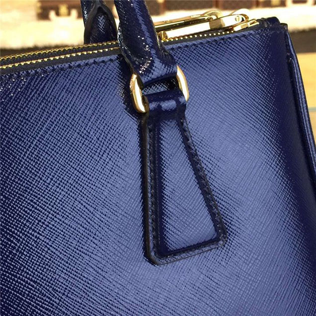 Prada Saffiano Leather Bag 28cm Fall Winter 2016 Bag Collection Dark Blue
