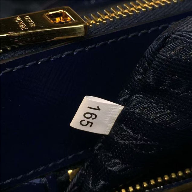 Prada Saffiano Leather Bag 28cm Fall Winter 2016 Bag Collection Dark Blue