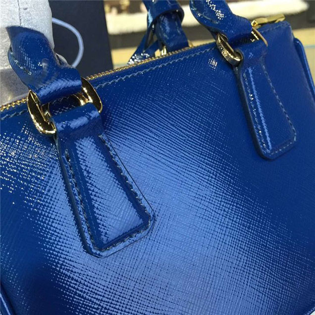 Prada Saffiano Mini Bag 18cm Fall Winter 2016 Bag Collection Dark Blue