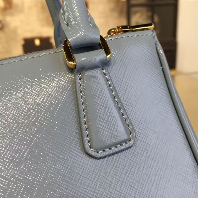 Prada Saffiano Mini Bag 18cm Fall Winter 2016 Bag Collection Light Blue
