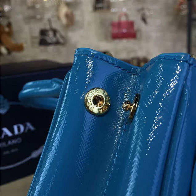 Prada Saffiano Mini Bag 18cm Fall Winter 2016 Bag Collection Turqouise Blue