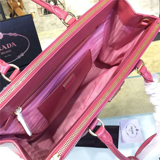 Prada Saffiano Leather Bag 33cm Fall Winter 2016 Bag Collection Rose Pink