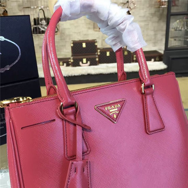 Prada Saffiano Leather Bag 28cm Fall Winter 2016 Bag Collection Rose Pink