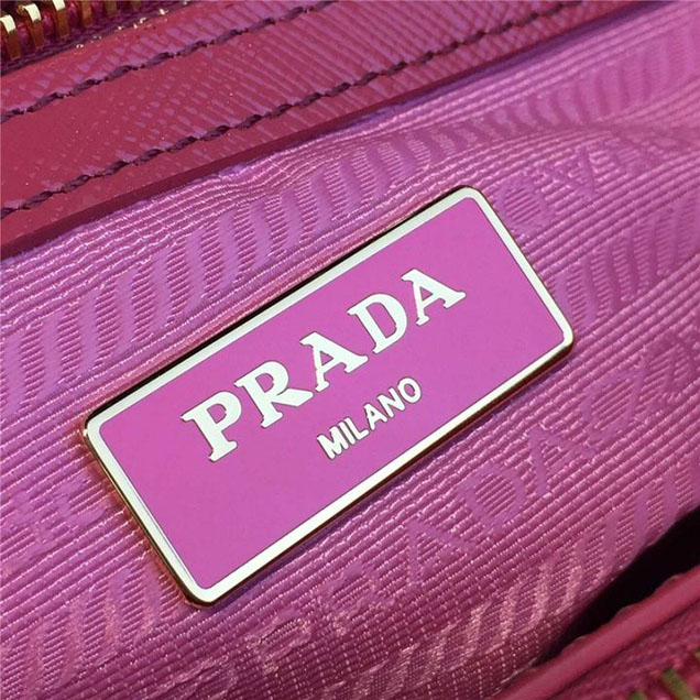 Prada Saffiano Leather Bag 28cm Fall Winter 2016 Bag Collection Rose Pink