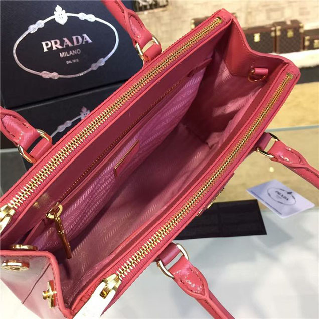 Prada Saffiano Leather Bag 28cm Fall Winter 2016 Bag Collection Rose Pink