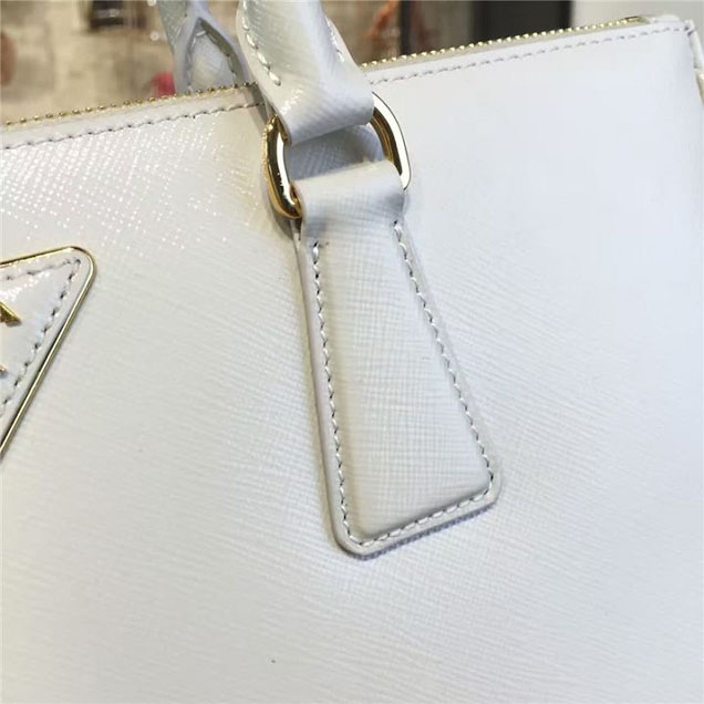 Prada Saffiano Leather Bag 33cm Fall Winter 2016 Bag Collection White