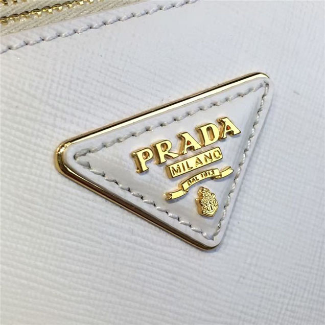 Prada Saffiano Leather Bag 33cm Fall Winter 2016 Bag Collection White