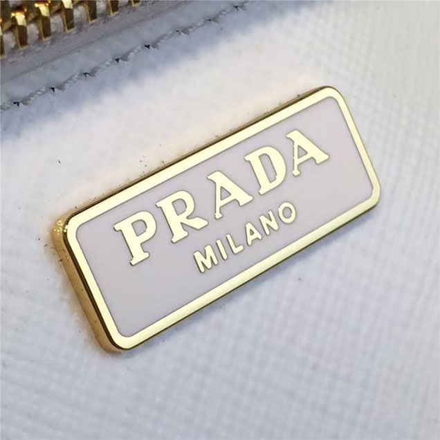 Prada Saffiano Mini Bag 18cm Fall Winter 2016 Bag Collection White