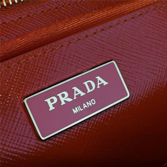 Prada Saffiano Leather Bag 33cm Fall Winter 2016 Bag Collection Orange