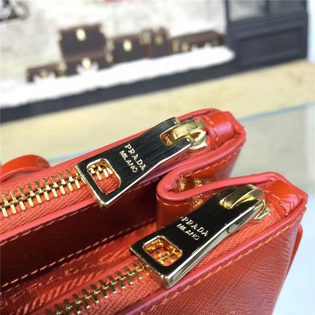 Prada Saffiano Leather Bag 28cm Fall Winter 2016 Bag Collection Orange