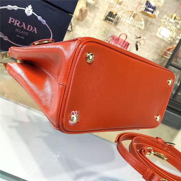 Prada Saffiano Leather Bag 28cm Fall Winter 2016 Bag Collection Orange