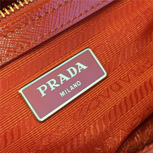 Prada Saffiano Leather Bag 28cm Fall Winter 2016 Bag Collection Orange