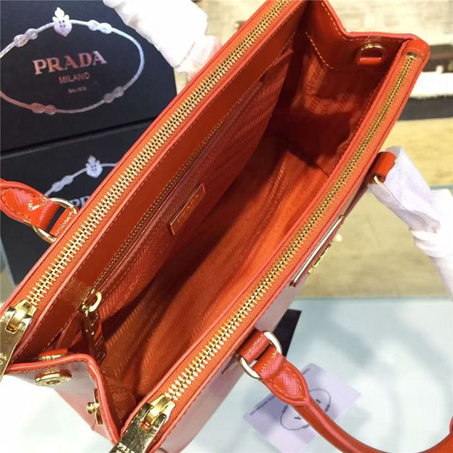 Prada Saffiano Leather Bag 28cm Fall Winter 2016 Bag Collection Orange