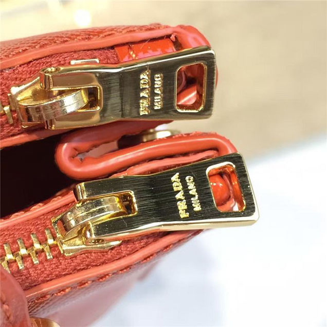 Prada Saffiano Mini Bag 18cm Fall Winter 2016 Bag Collection Orange