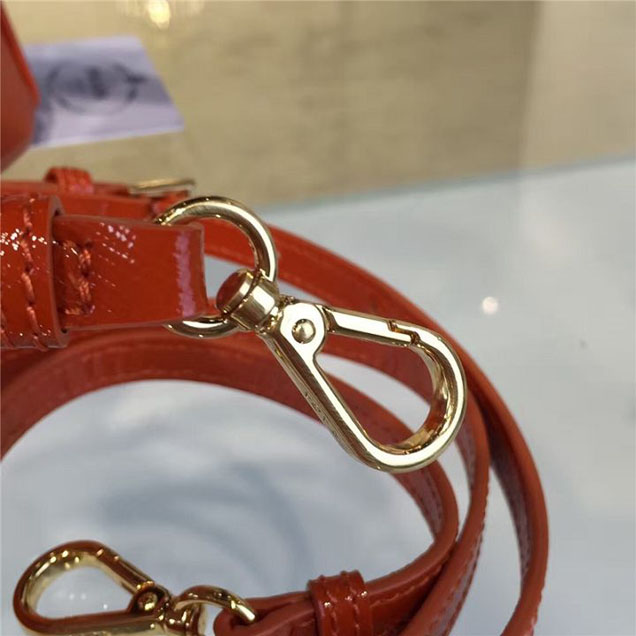Prada Saffiano Mini Bag 18cm Fall Winter 2016 Bag Collection Orange