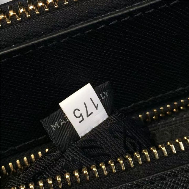 Prada Saffiano Lux Double-Zip Tote Bag 33cm Fall Winter 2016 Bag Collection Black