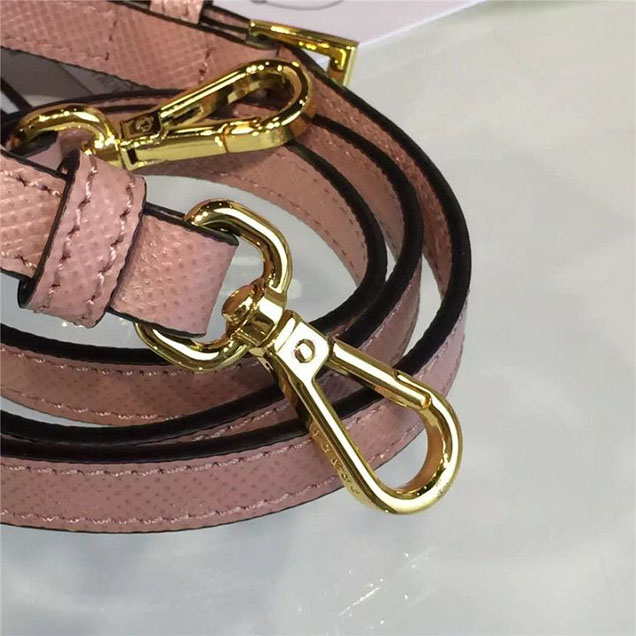 Prada Saffiano Double Handle Tote Bag 26cm Fall Winter 2016 Bag Collection Dusty Pink