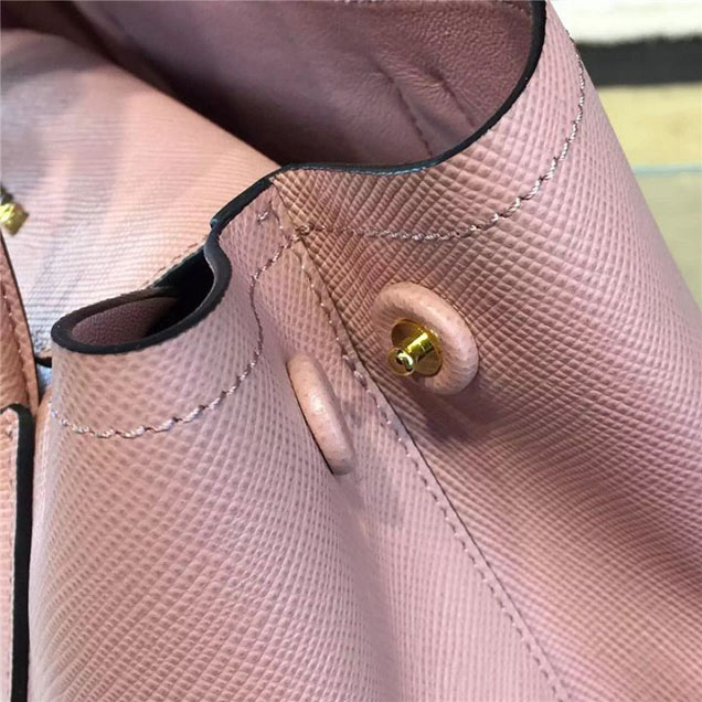 Prada Saffiano Double Handle Tote Bag 26cm Fall Winter 2016 Bag Collection Dusty Pink