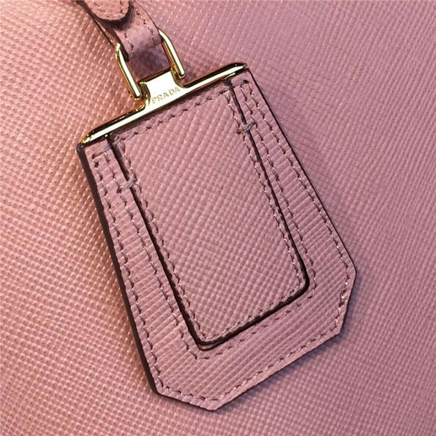 Prada Saffiano Double Handle Tote Bag 33cm Fall Winter 2016 Bag Collection Dusty Pink