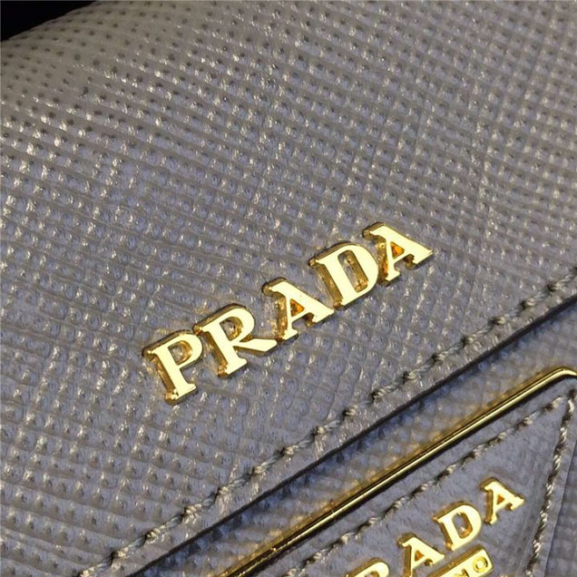 Prada Saffiano Double Handle Tote Bag 26cm Fall Winter 2016 Bag Collection Grey