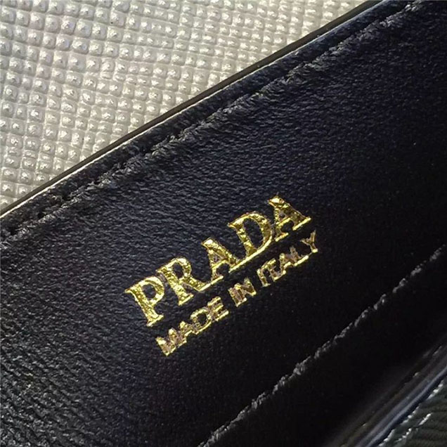 Prada Saffiano Double Handle Tote Bag 33cm Fall Winter 2016 Bag Collection Grey