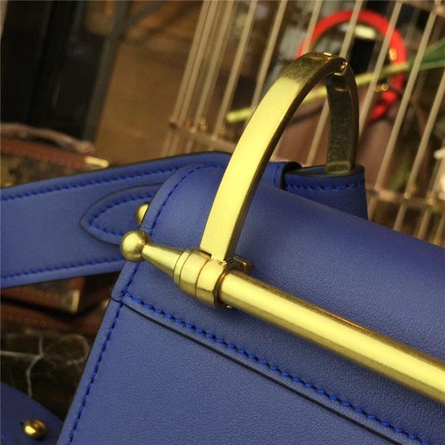 Prada Cahier Shoulder Bag 1BD075 Calfskin Leather 20cm Fall Winter 2017 Bag Collection Sky Blue