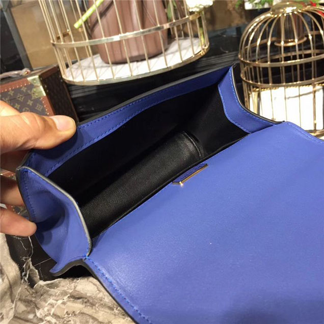 Prada Cahier Shoulder Bag 1BD075 Calfskin Leather 20cm Fall Winter 2017 Bag Collection Sky Blue