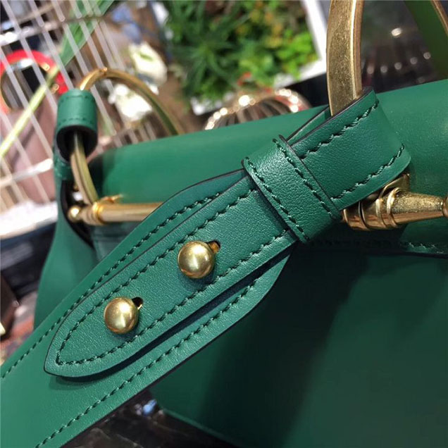 Prada Cahier Shoulder Bag 1BD075 Calfskin Leather 20cm Fall Winter 2017 Bag Collection Green