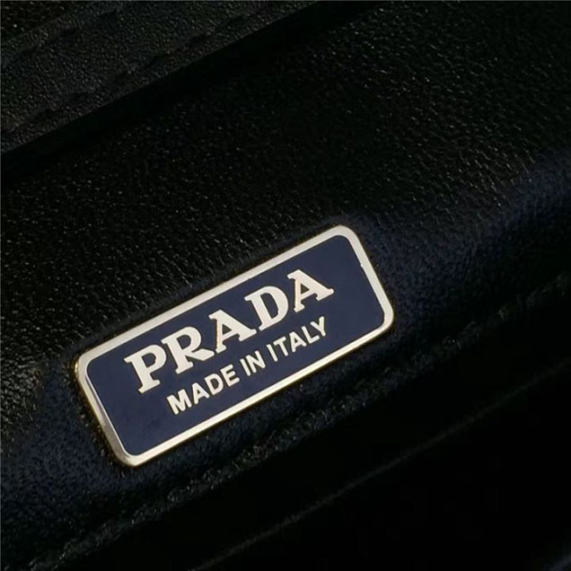 Prada Cahier Astrology Shoulder Bag Calfskin Leather 18cm Fall Winter 2016 Bag Collection Black
