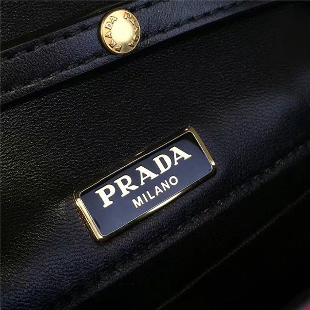 Prada Cahier Astrology Shoulder Bag Calfskin Leather 18cm Fall Winter 2016 Bag Collection Red