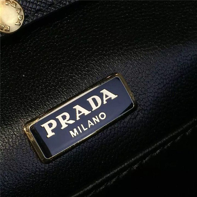 Prada Cahier Astrology Shoulder Bag Suede Calfskin Leather 18cm Fall Winter 2016 Bag Collection Black