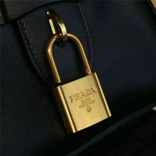 Prada Esplanade City Satchel Bag Saffiano Leather 30cm Fall Winter 2016 Bag Collection Olive Green Black
