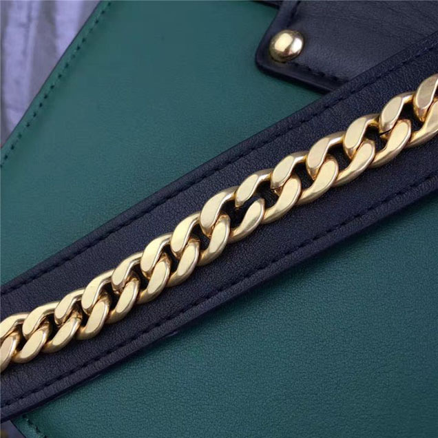 Prada Pionnière Belt Bag 16cm Calfskin Leather Fall Winter 2017 Bag Collection Green Black