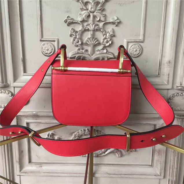 Prada Pionnière Bag 16cm 1BH070 Calfskin Leather Fall Winter 2017 Bag Collection Red