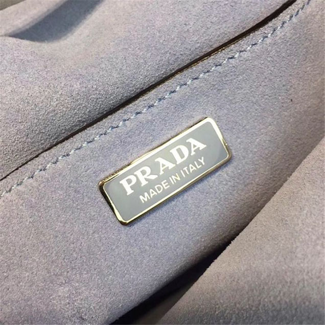 Prada Etiquette Bag 18cm 1BP006 Calfskin Leather Fall Winter 2017 Collection White