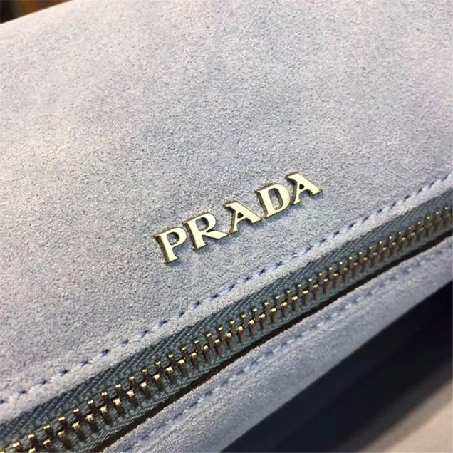 Prada Etiquette Bag 28cm 1BD085 Calfskin Leather Fall Winter 2017 Collection Pink