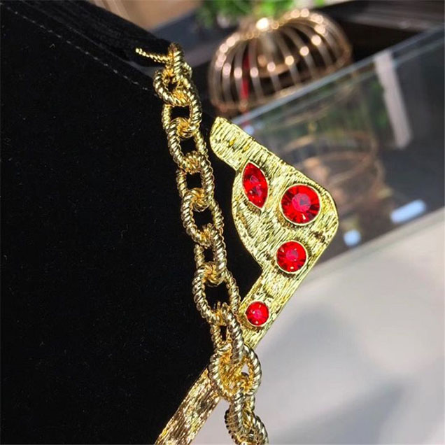 Prada Velvet Cahier Crystal-Embellished 18cm Bag 1BD045 Calfskin Leather Fall Winter 2017 Collection Black Red