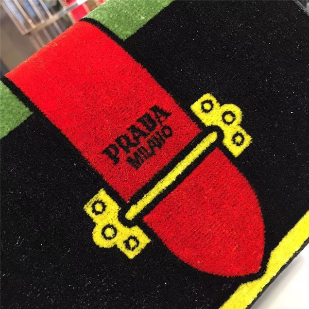 Prada Trompe L'oeil Velvet Cahier Bag 20cm 1BD075 Fall Winter 2017 Bag Collection Green Red