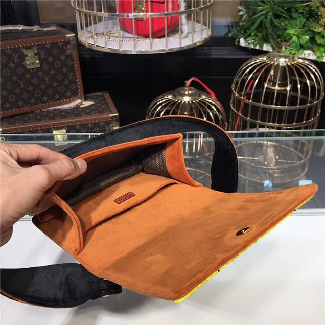 Prada Trompe L'oeil Velvet Cahier Bag 20cm 1BD075 Fall Winter 2017 Bag Collection Orange Fuchsia