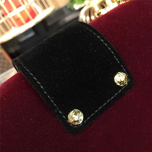 Prada Cahier Crystal-Embellished Velvet Shoulder Bag 18cm Calfskin Leather Fall Winter 2017 Bag Collection Burgundy