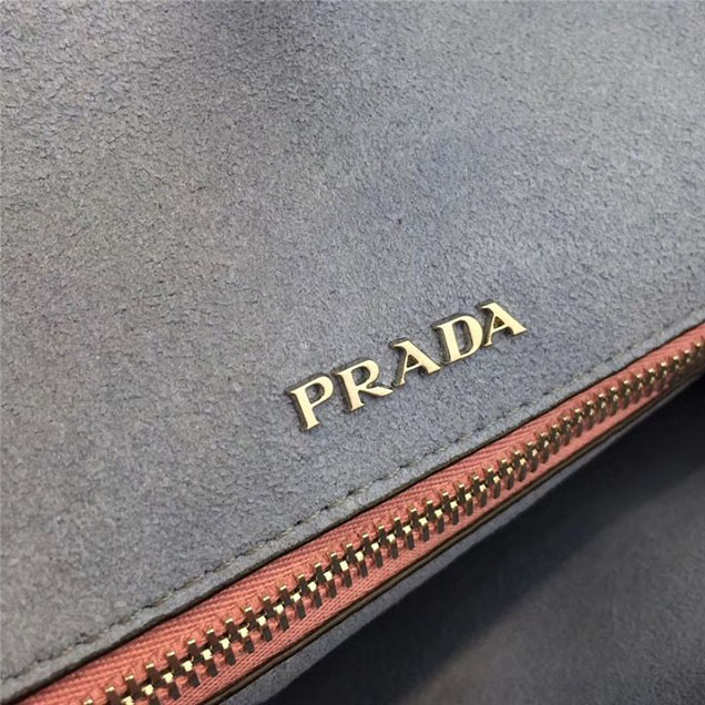 Prada Etiquette Bag 28cm 1BD085 Calfskin Leather Fall Winter 2017 Collection Pink