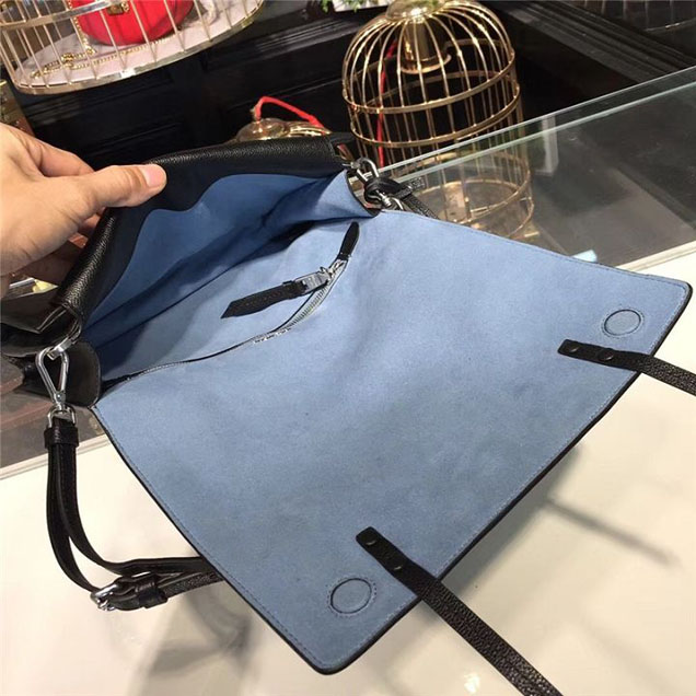 Prada Etiquette Bag 28cm 1BD085 Calfskin Leather Fall Winter 2017 Collection Black