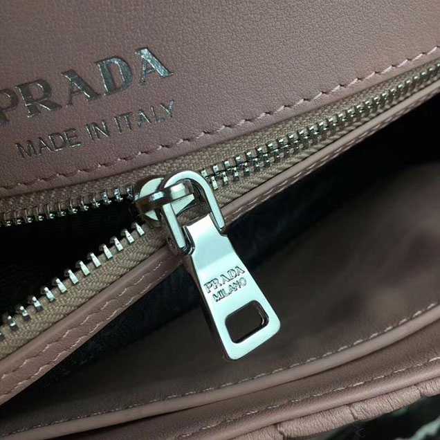 Prada Quilted Leather Shoulder Bag 1BD108 Pink