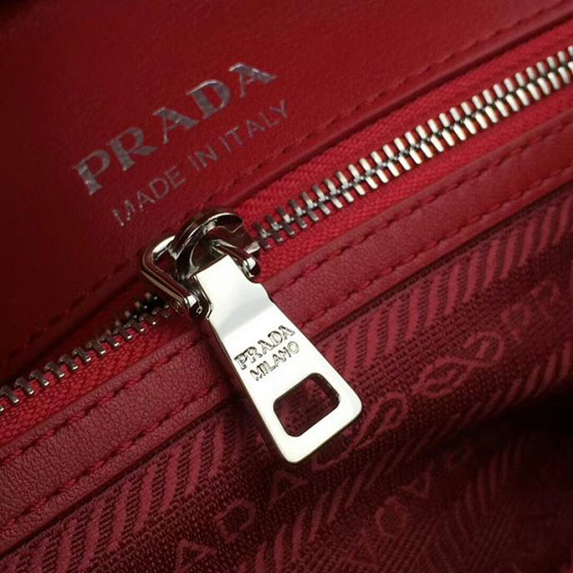 Prada Quilted Leather Shoulder Bag 1BD108 Red