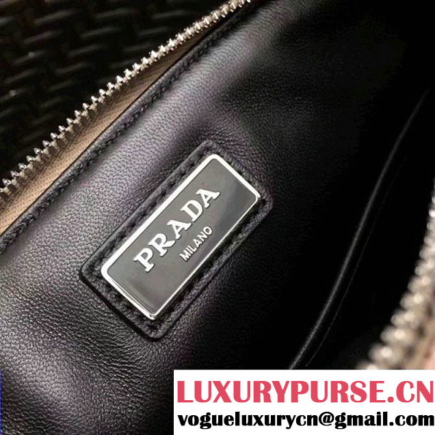 Prada Diagramme Leather Pouch 2NG005 Nude 2017 (GYF-7120914 )