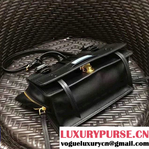 Prada Etiquette Leather Bag 1BD093 Black 2018 (GYF-7120803 )