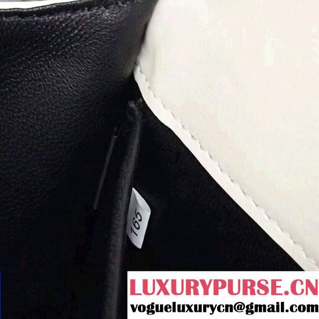 Prada Cahier Diagramme Leather Shoulder Bag White 2017 (GYF-7120822 )